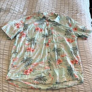 Men's Tropical Print Shirt